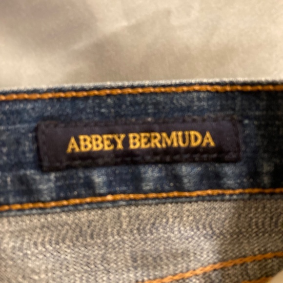 LUCKY Brand Dark Wash Jean Bermuda Shorts Size 4/27 - Picture 7 of 14